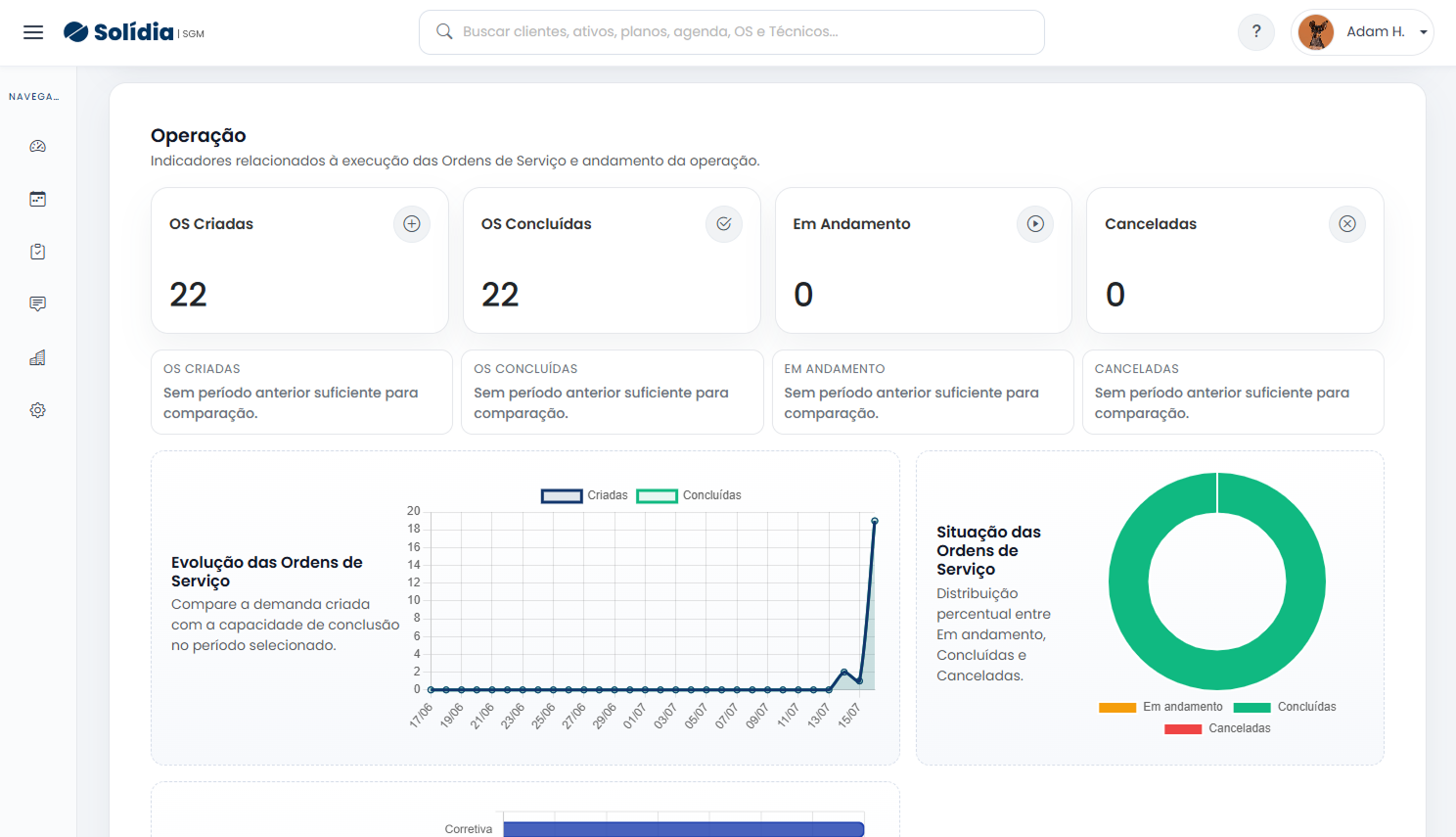 Placeholder de screenshot do sistema
